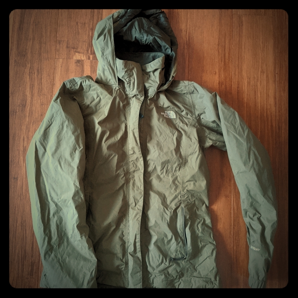 North face rain coat
